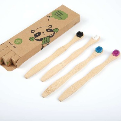 Natural biodegradable tongue cleaner scraper Bamboo Tongue Cleaning Brush