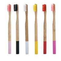 Custom personal logo tooth brush bamboo for 4 pack design